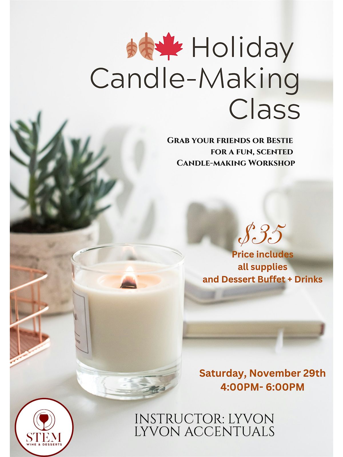 Holiday Candle-Making Workshop