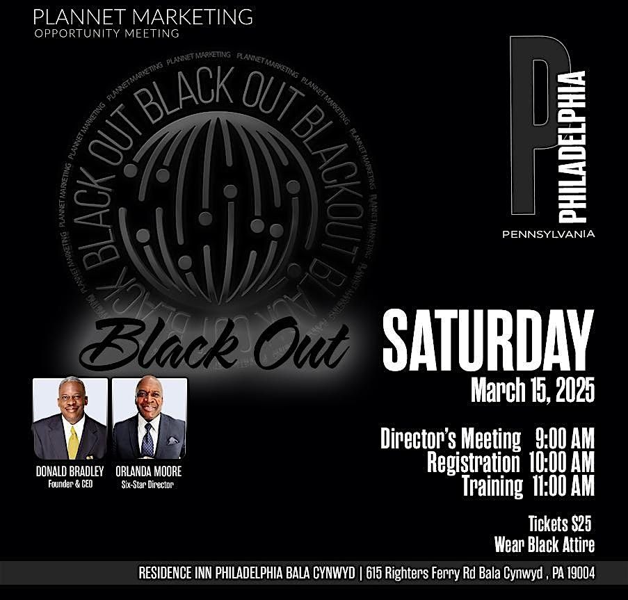 PlanNet Marketing Black Out Philadelphia