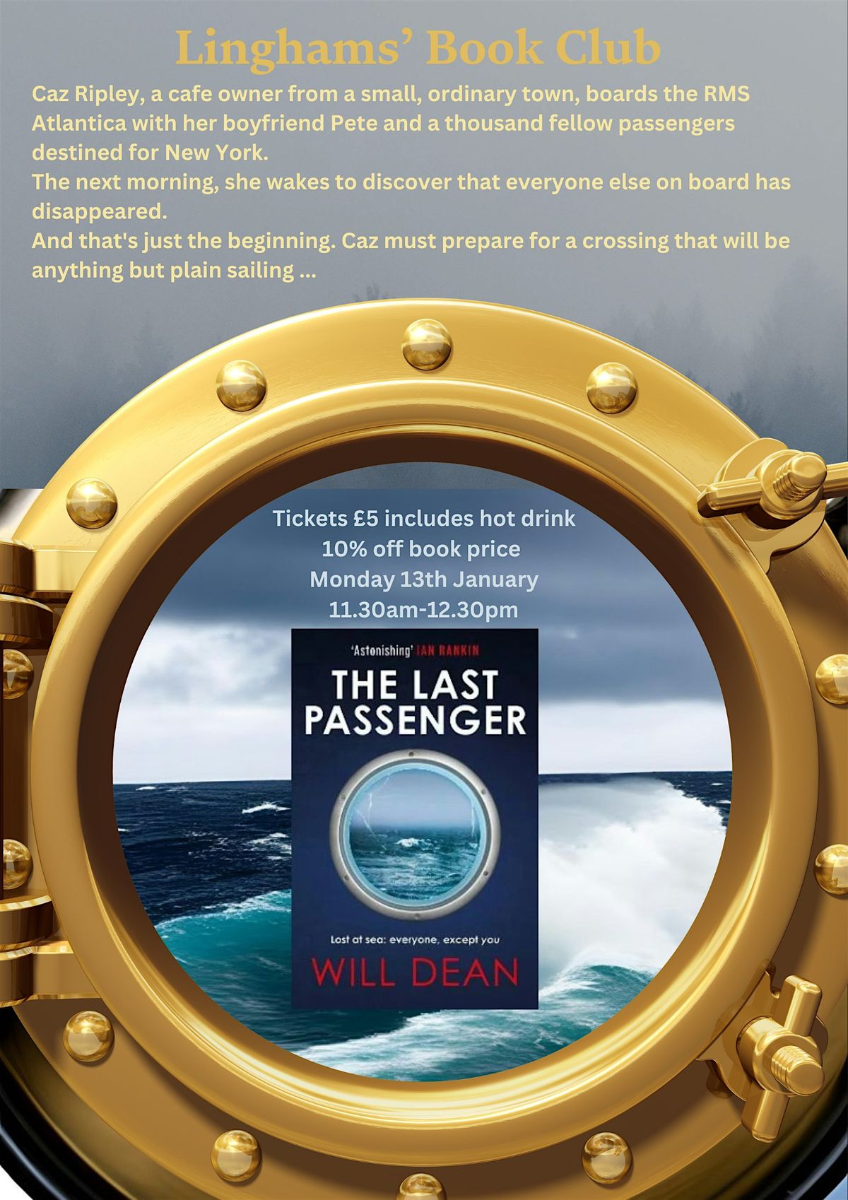 Linghams Book Club - The Last Passenger