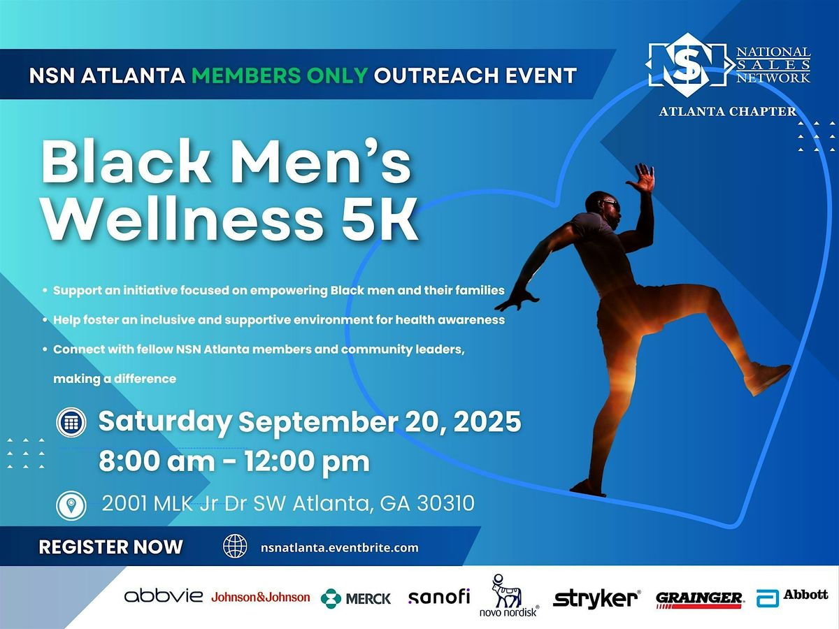 NSN Atlanta Chapter Members Only Outreach Event: Black Men's Wellness 5K