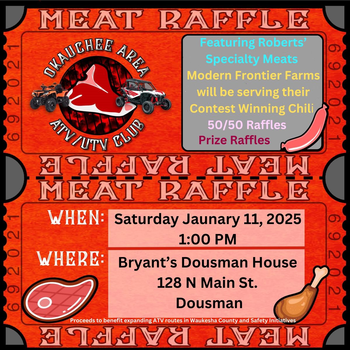 Meat Raffle and Chili Extravaganza