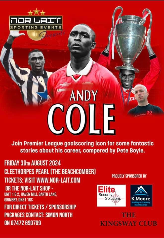 An evening with Andy Cole 