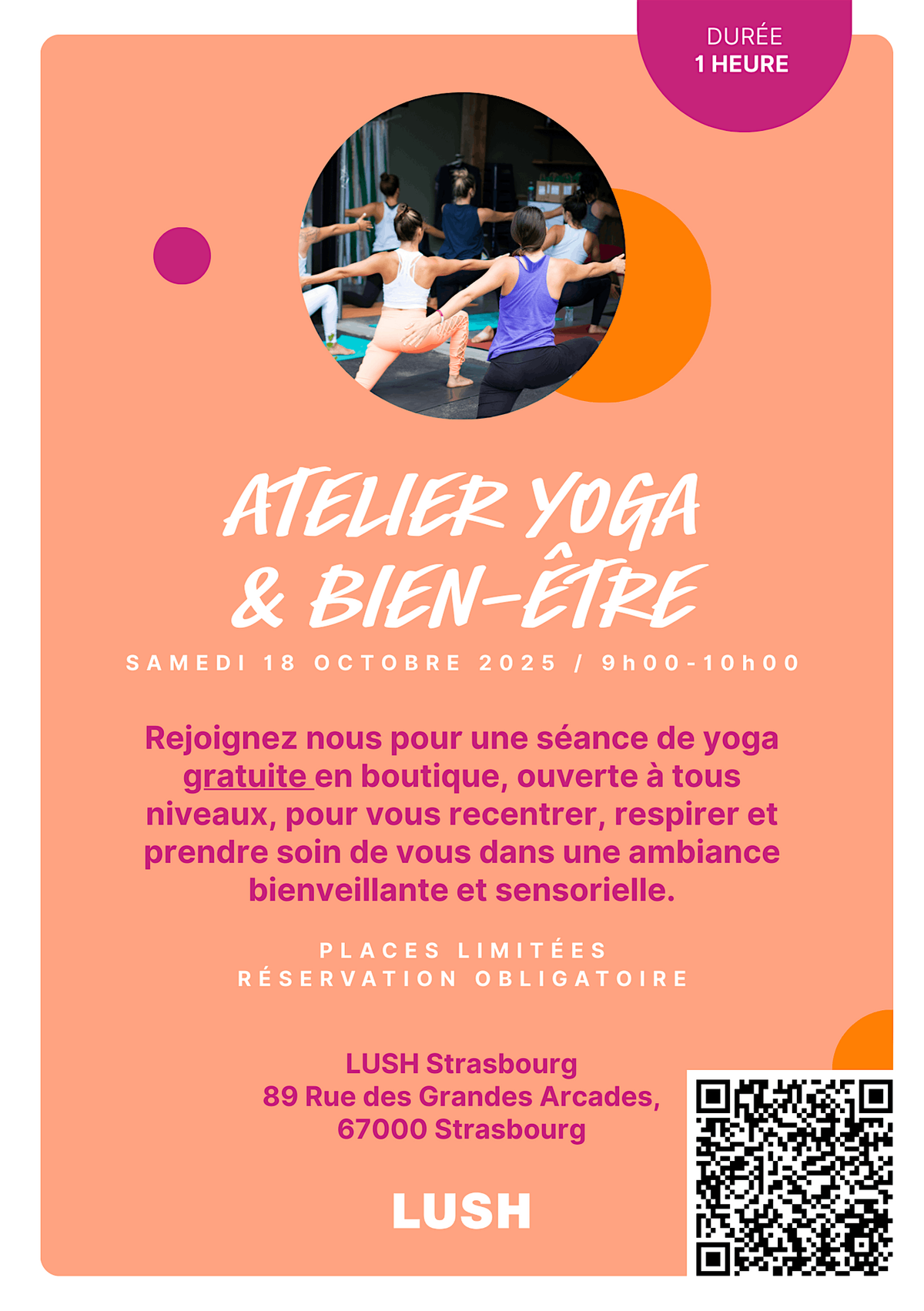 Atelier Yoga et bien-\u00eatre