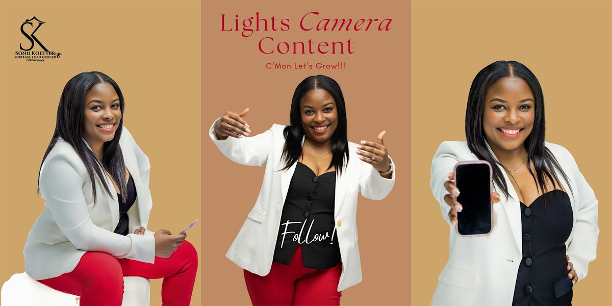 Lights, Camera, Content!