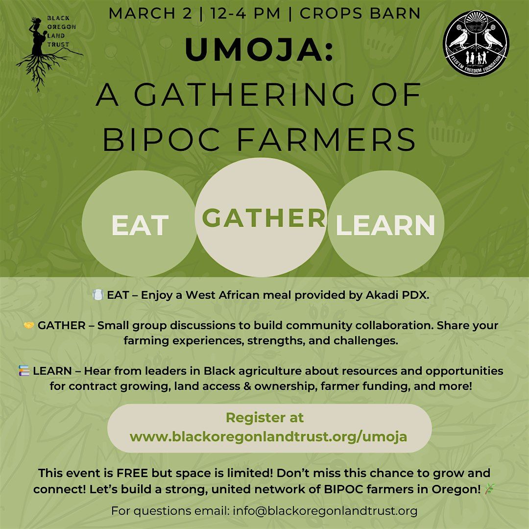 UMOJA: USDA BIPOC Farmer Gathering