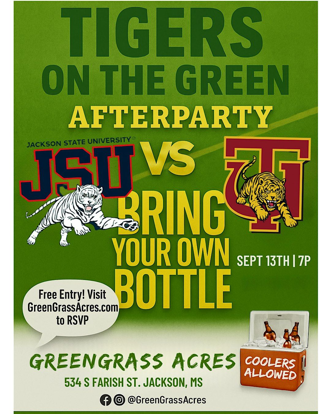 Tigers on the Green