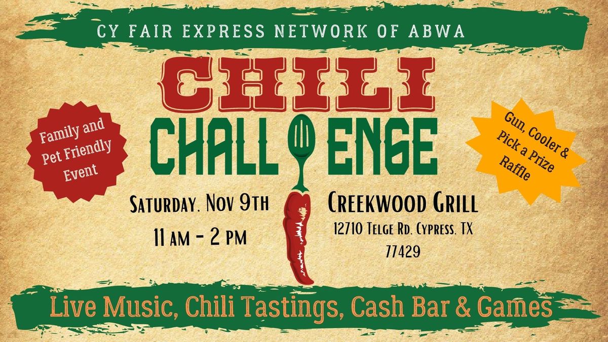 8th Annual CYFEN Chili Challenge!