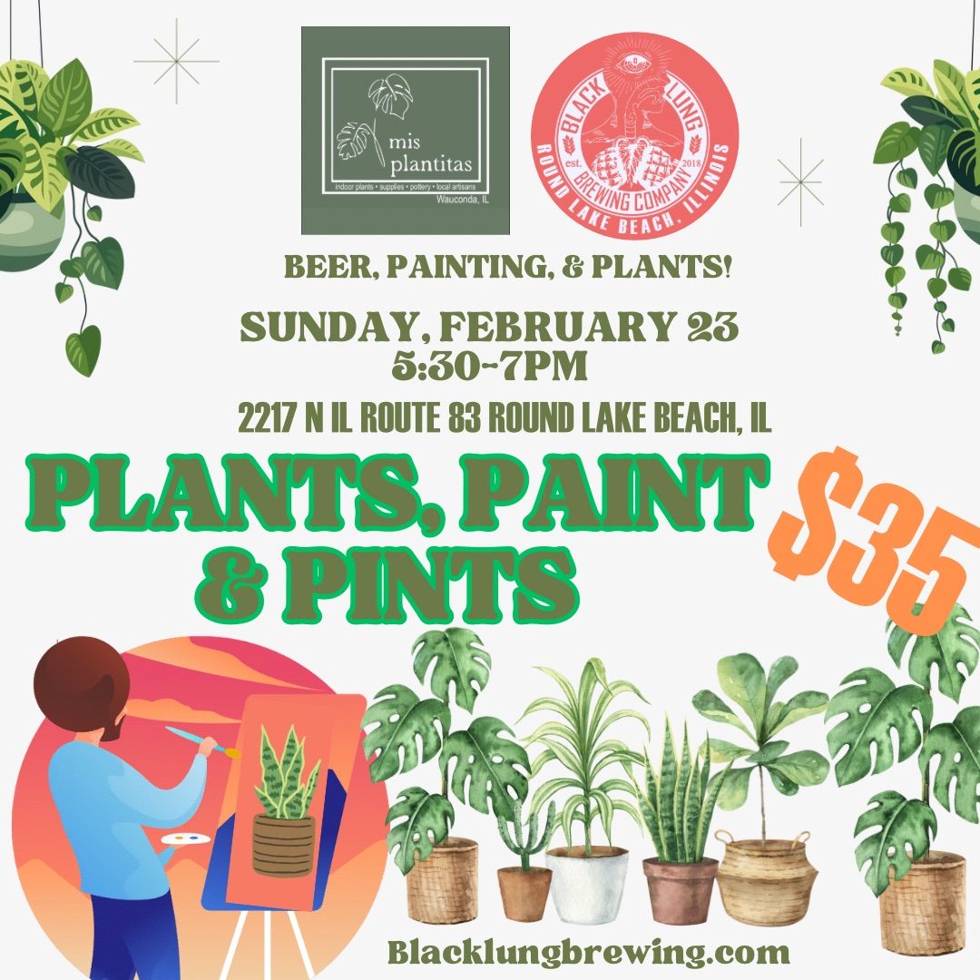 Plants, Paint & Pints at Black Lung RLB