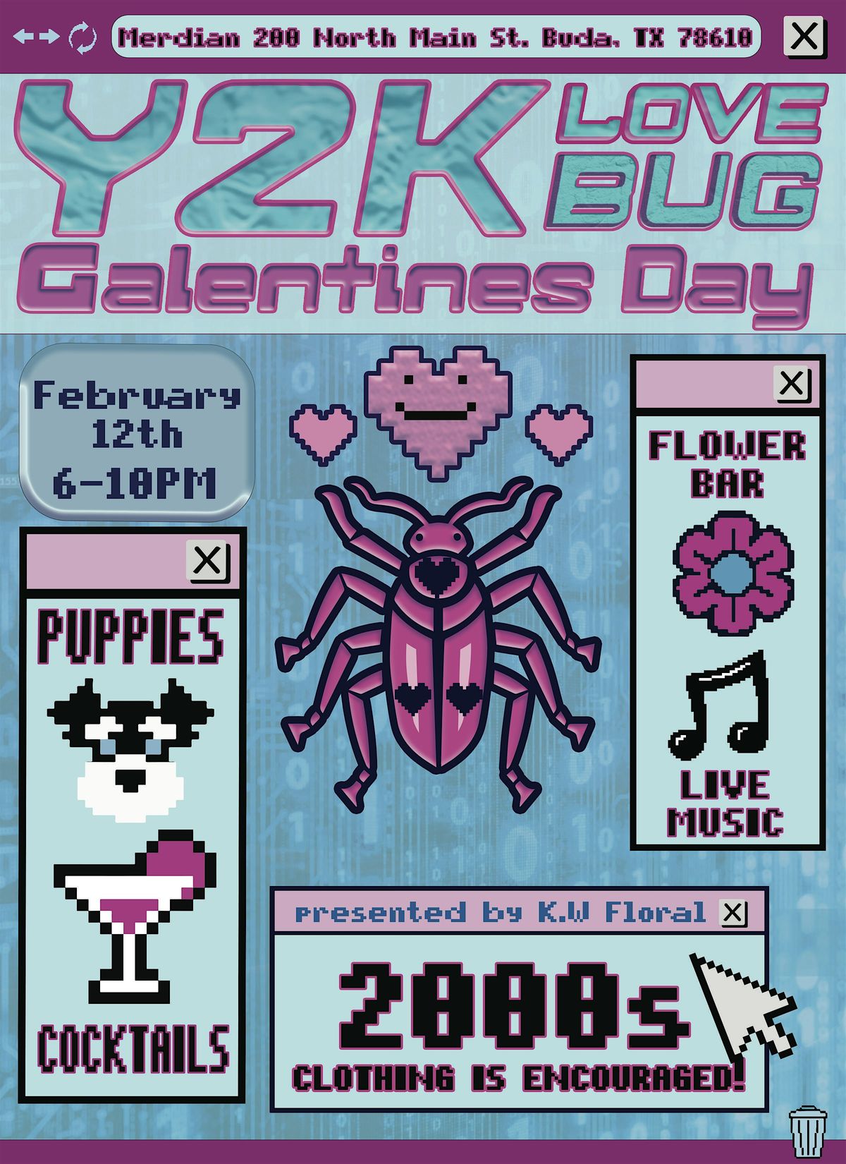 Love bug A 2000s Themed Galentine's Day