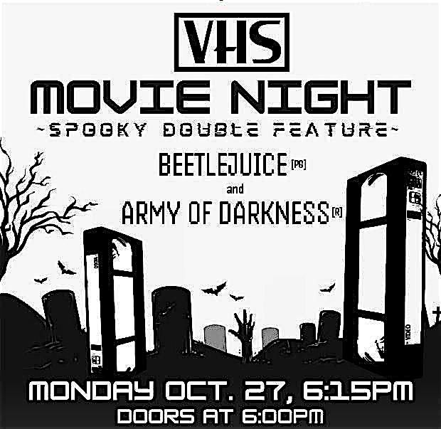 Beetlejuice and Army of Darkness - VHS Movie Night at Harmonie Hall