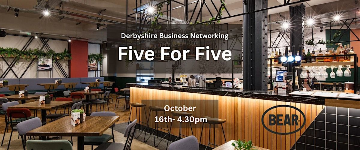 Derbyshire Business Networking (October) at BEAR