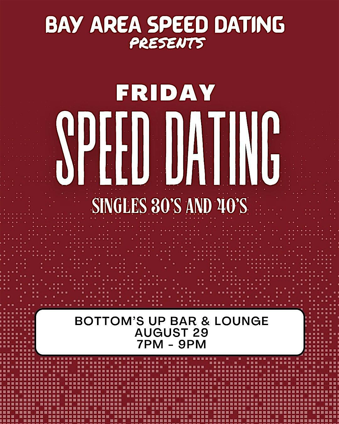 Friday Speed Dating | 30\u2019s and 40\u2019s
