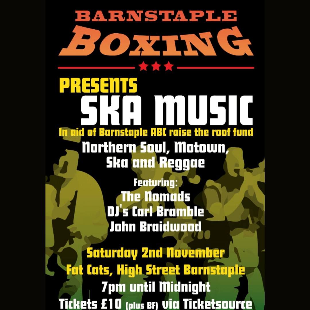 Ska Music Night in Aid of Barnstaple ABC Raise the Roof Fund