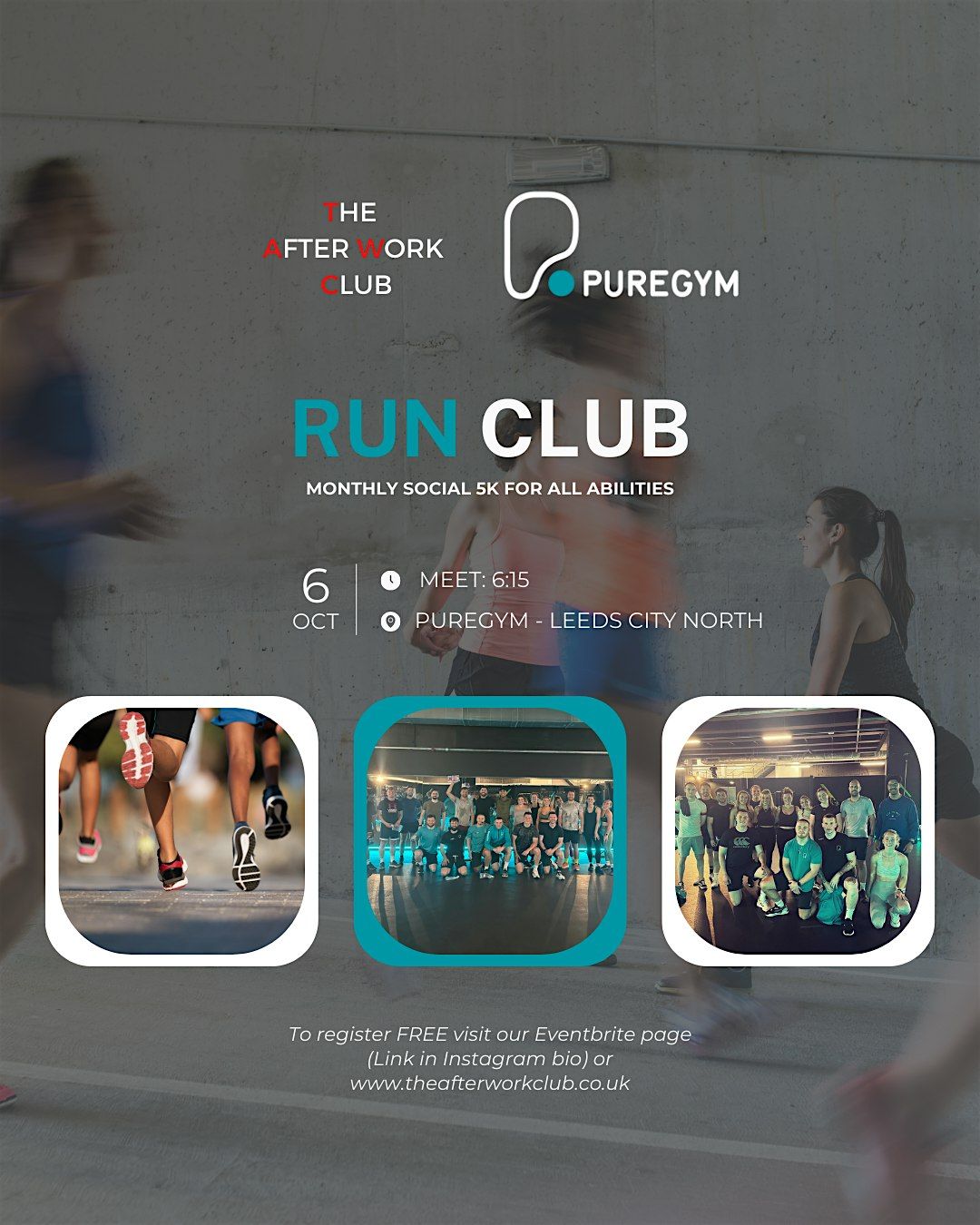 Run Club - The After Work Club x PureGym (Leeds)