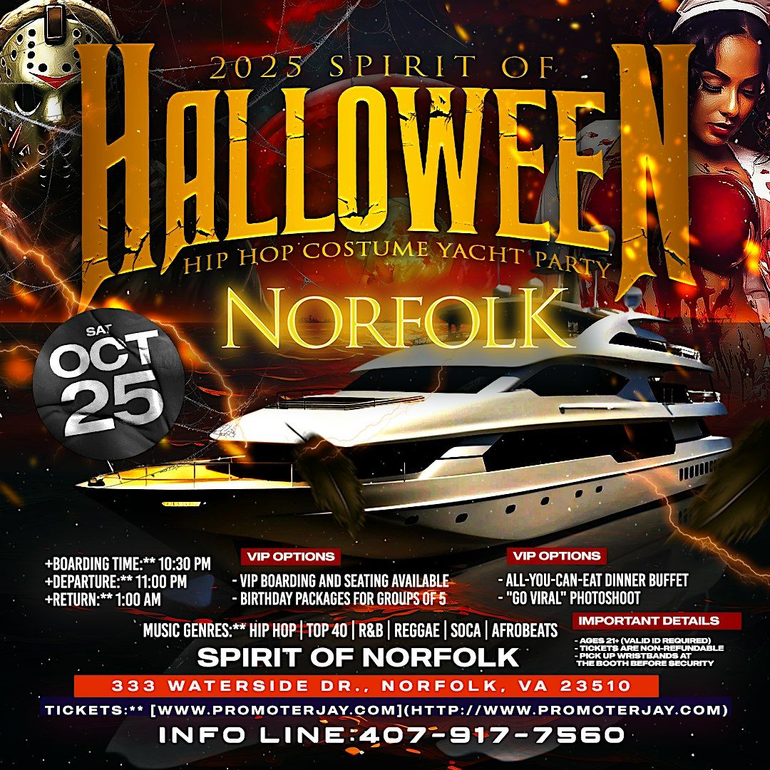 2025 Spirit of Halloween Hip Hop Costume Yacht Party Norfolk