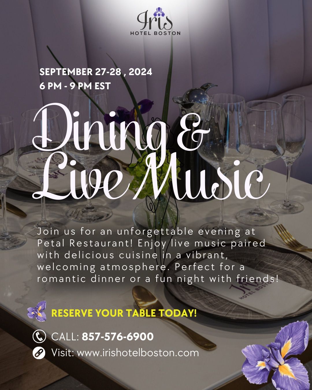 Dining & Live Music at Petal Restaurant! ??\ufe0f