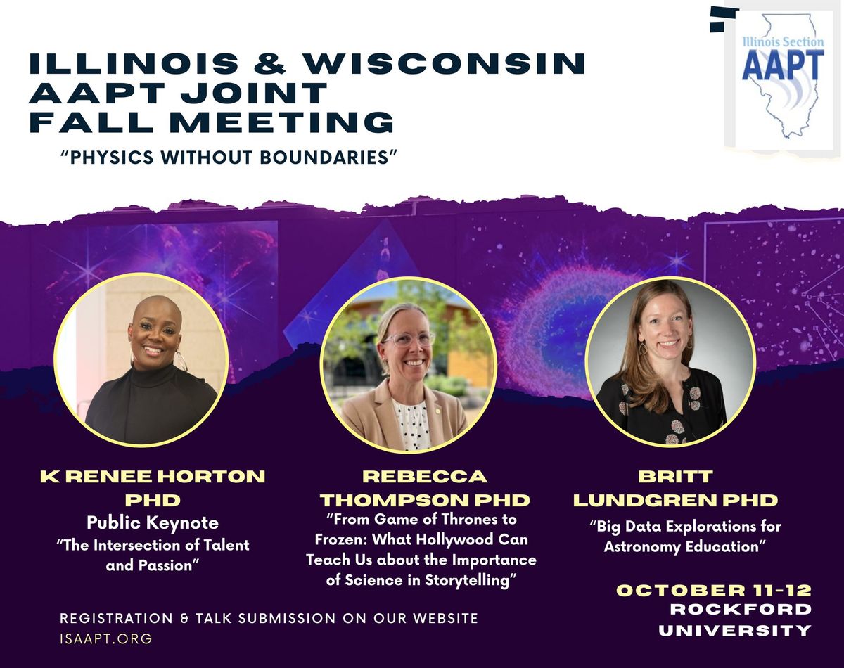 Fall Meeting - Physics Without Boundaries - Joint with WI 