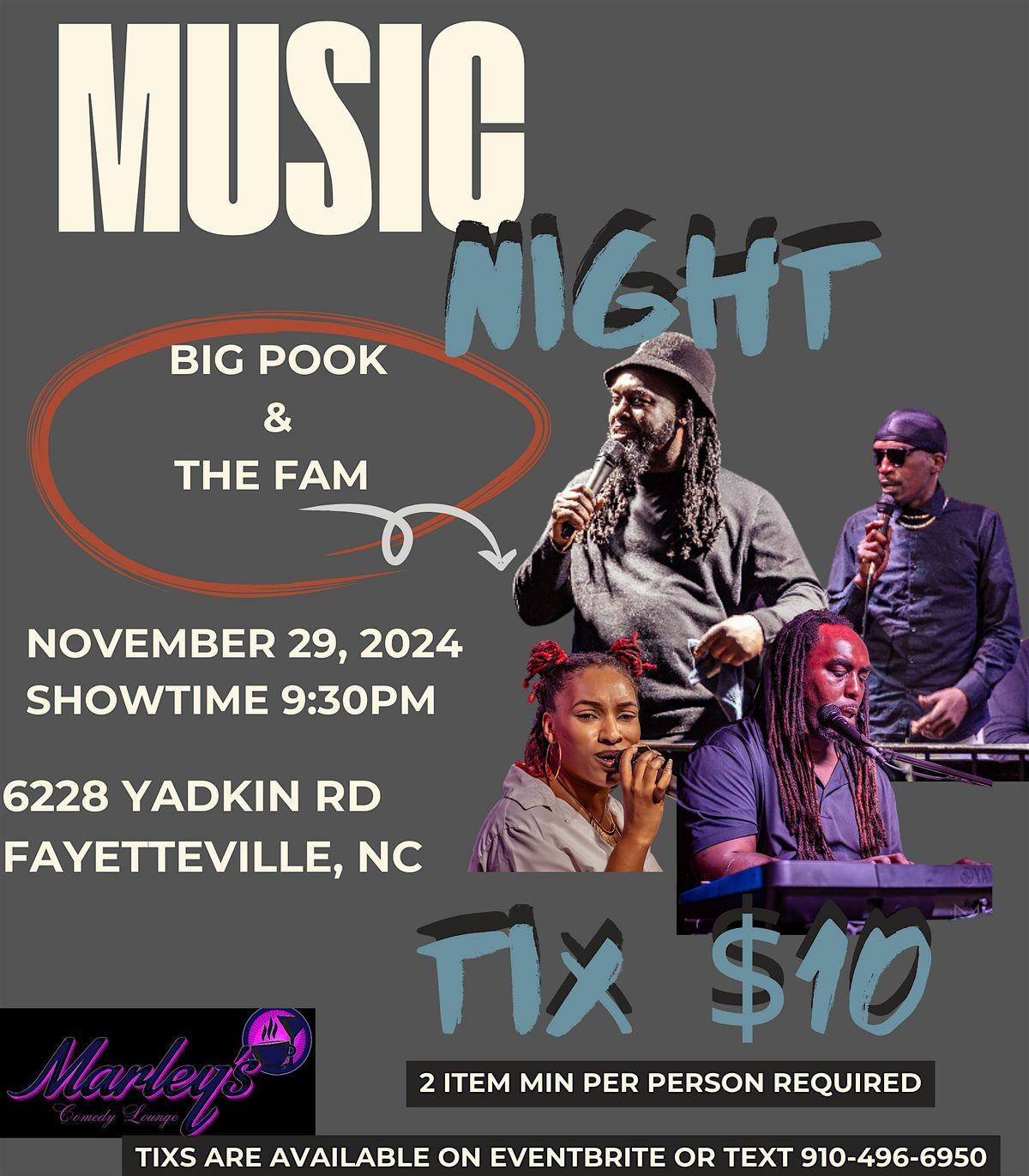 Live music with Big Pook & The Family