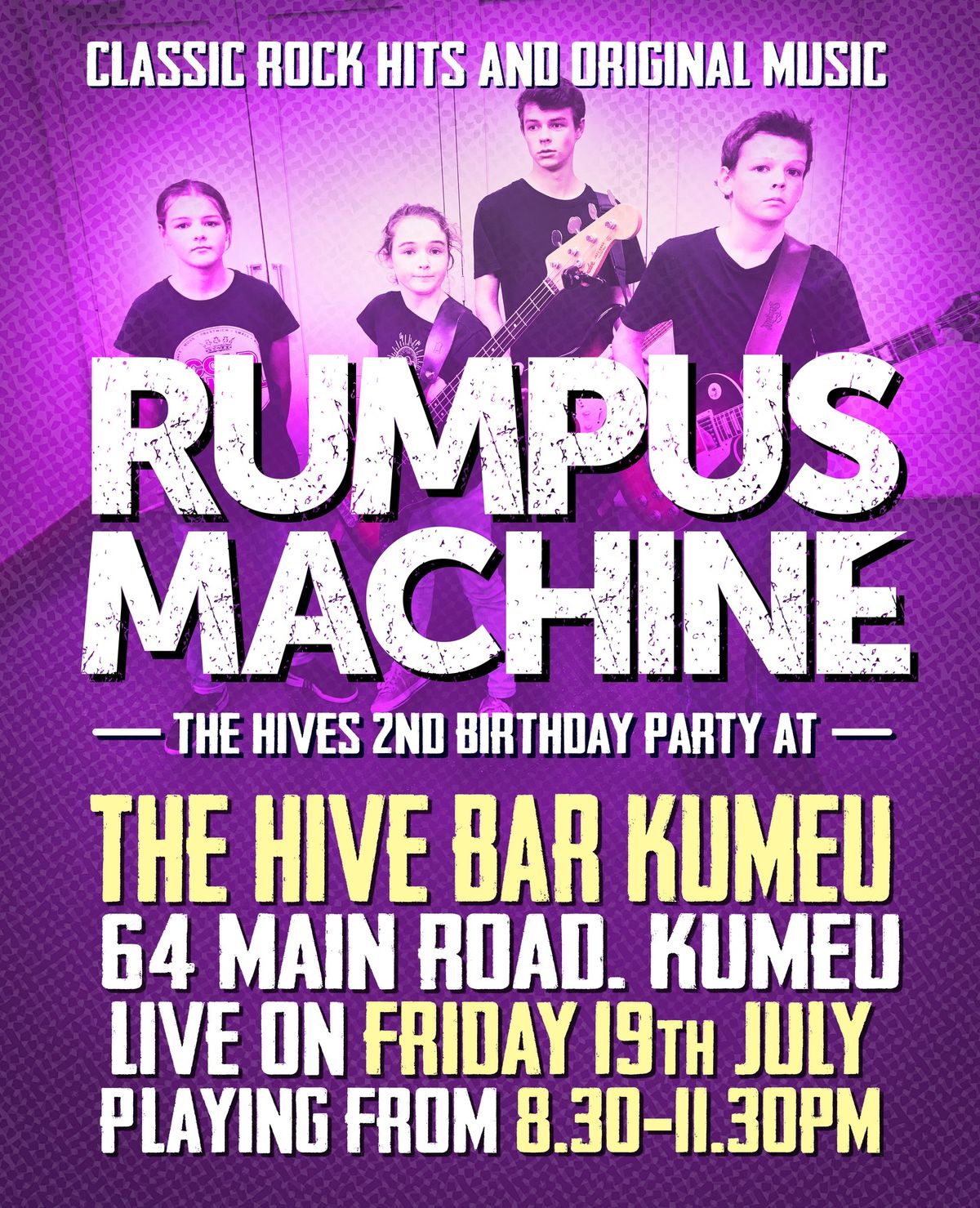 Rumpus Machine at The Hive Bar & Restaurant