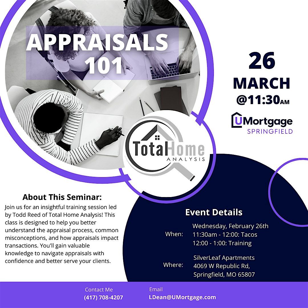 Tacos & Training: Appraisals 101