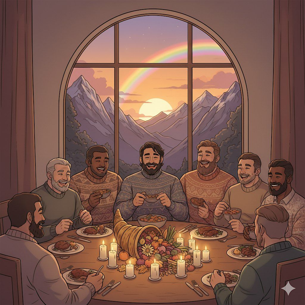 Queer Men's Community Grounded & Grateful Salon & Potluck @ UU Pittsfield