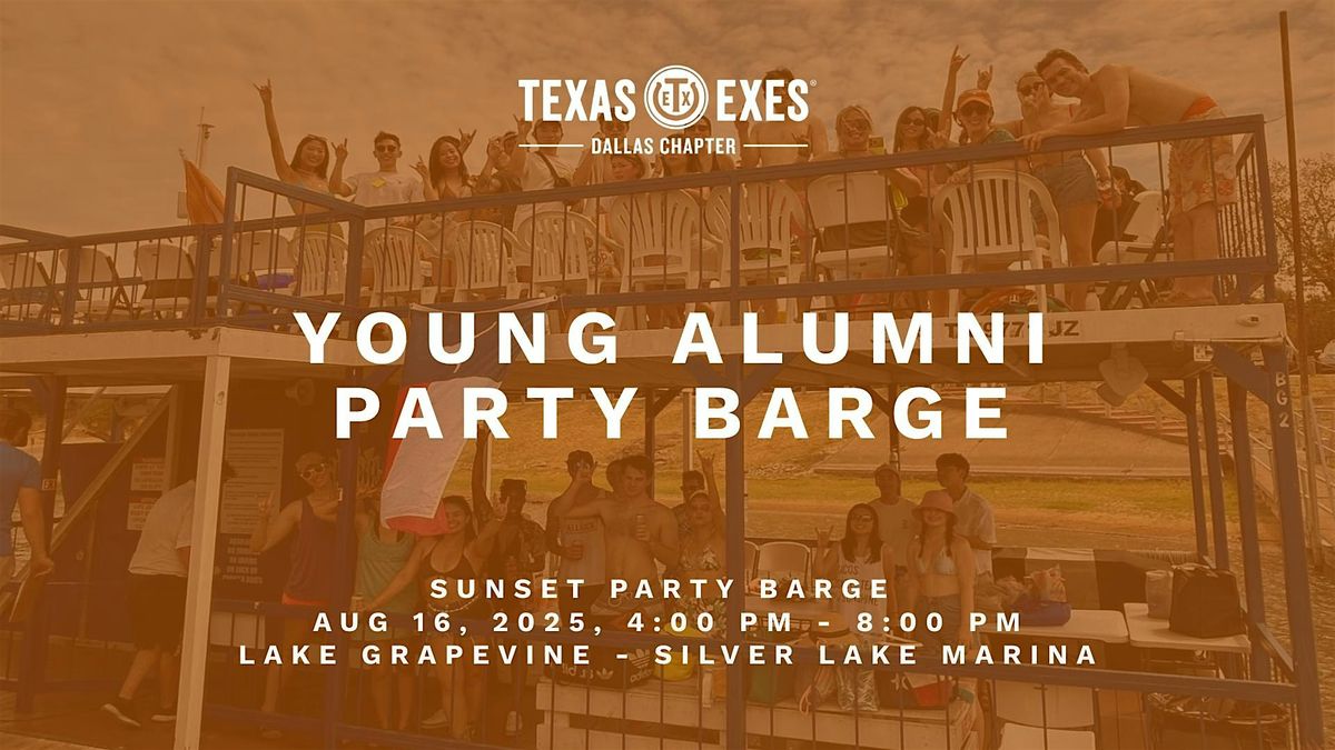 Young Alumni Party Barge - Lake Grapevine