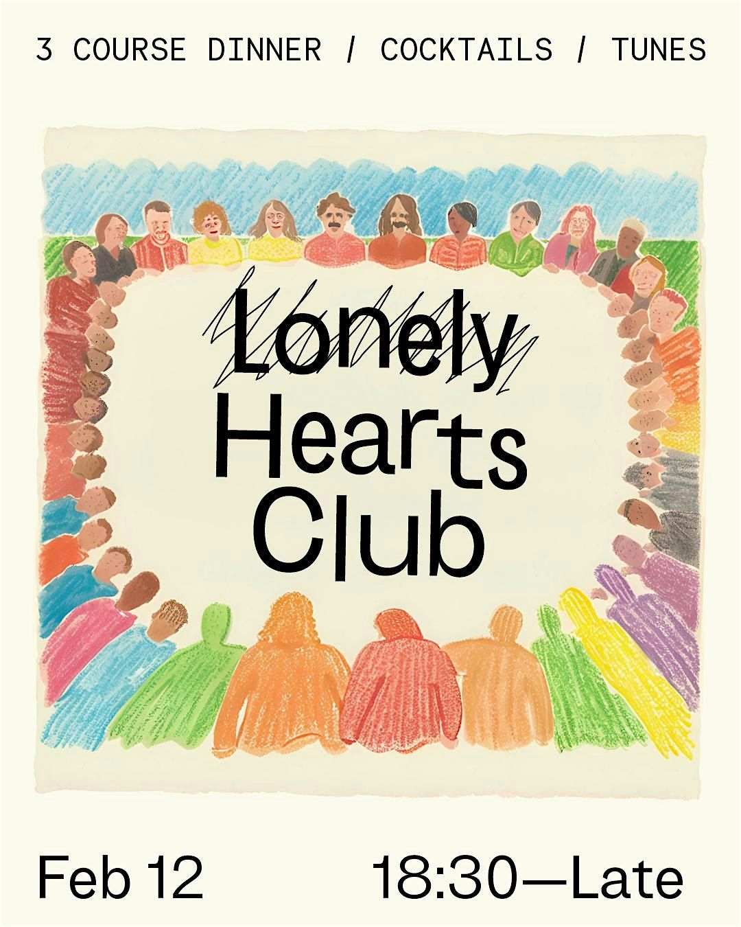 Lonely Hearts Club - Communal shared dinner