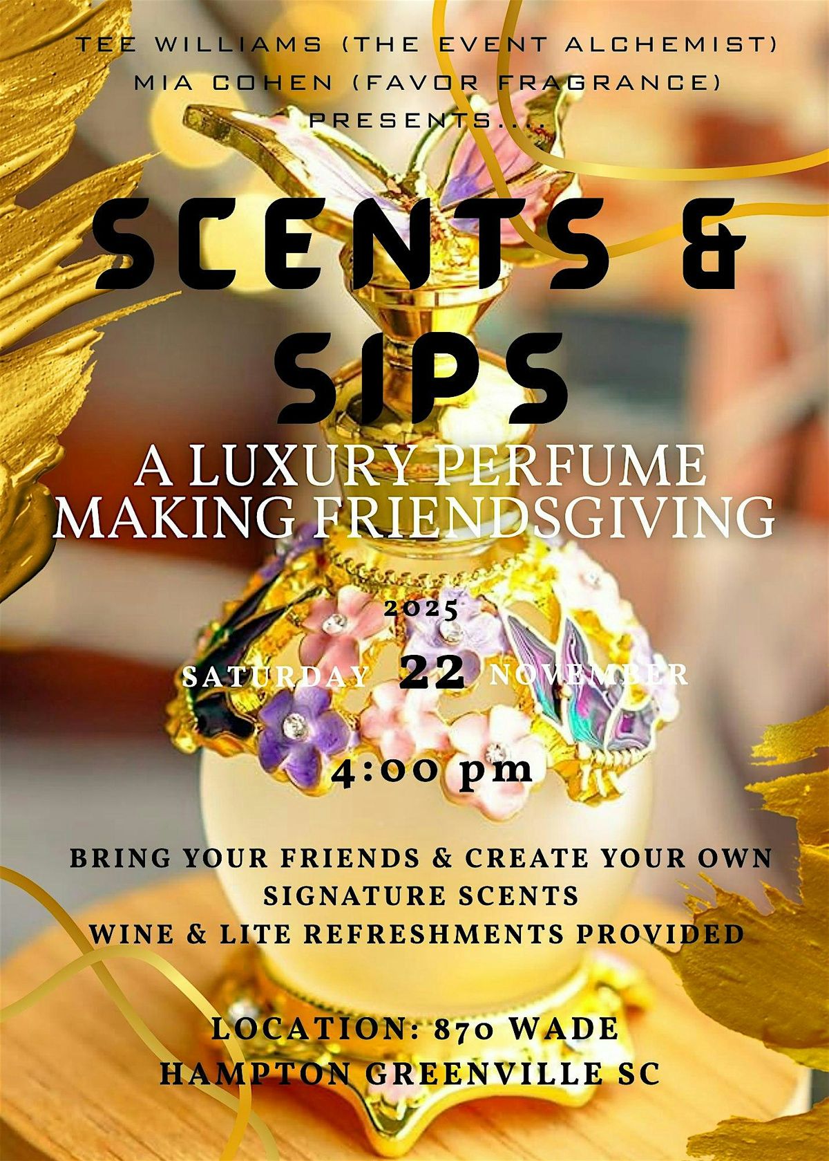 SCENTS & SIPS
