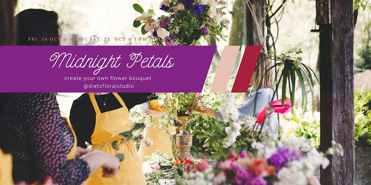 Midnight Petals: A Dark & Moody Bouquet Bar