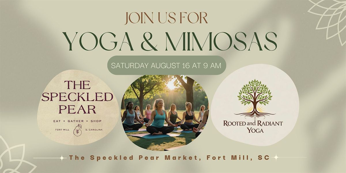 Yoga & Mimosas at The Speckled Pear