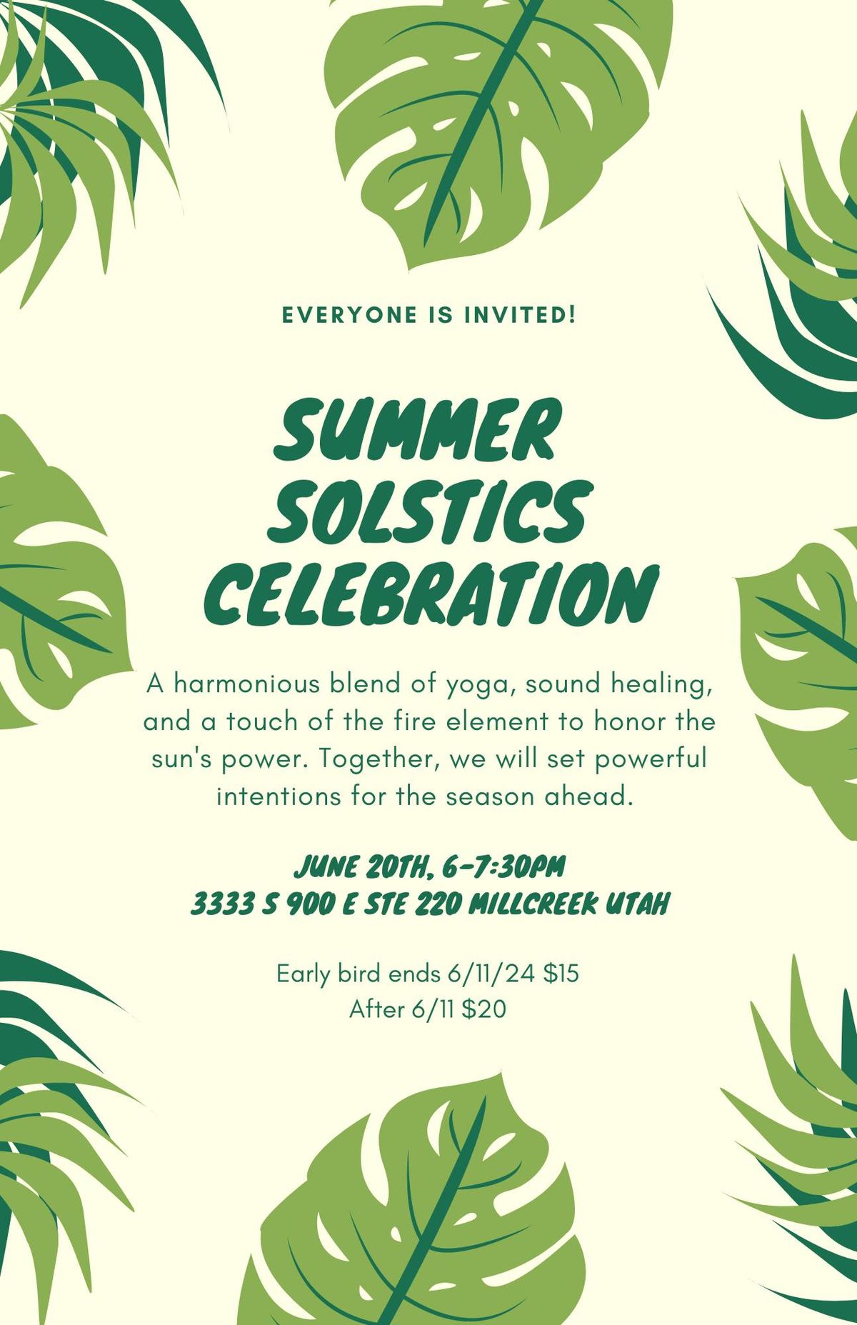 Summer Solstice Celebration