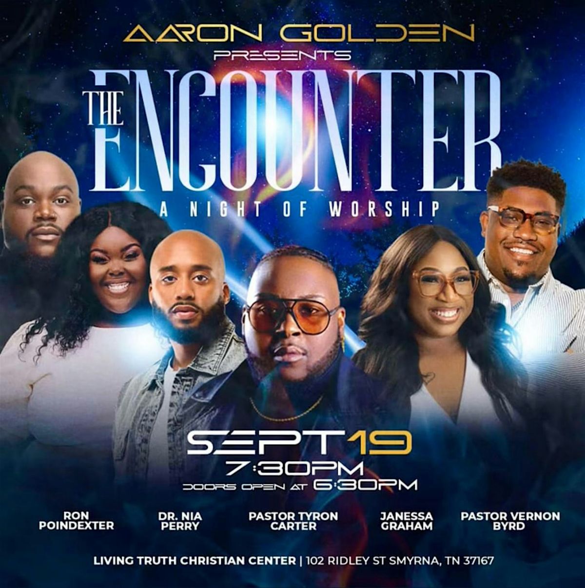 Aaron Golden presents - The Encounter A Night of Worship