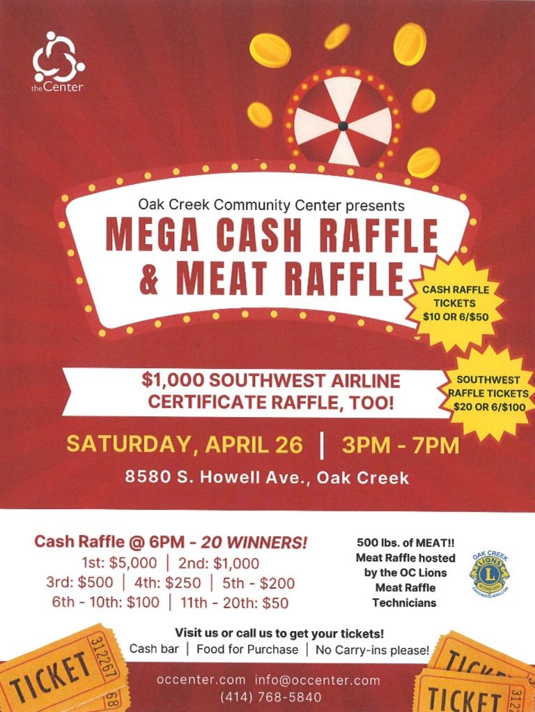 Mega Cash Raffle & Meat Raffle