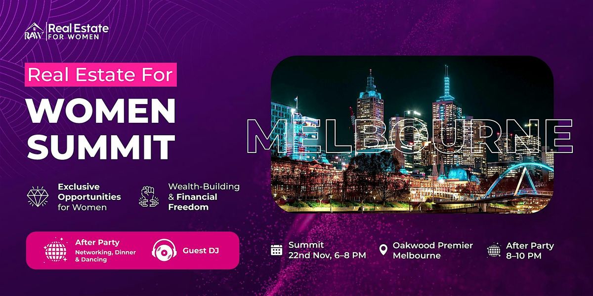 R4W MELBOURNE: Celebrating Success, Creating Generational Wealth