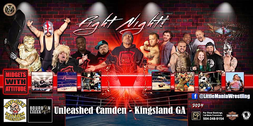 Midget Mayhem Wrestling Rips Through the Ring! Kingsland GA 21+
