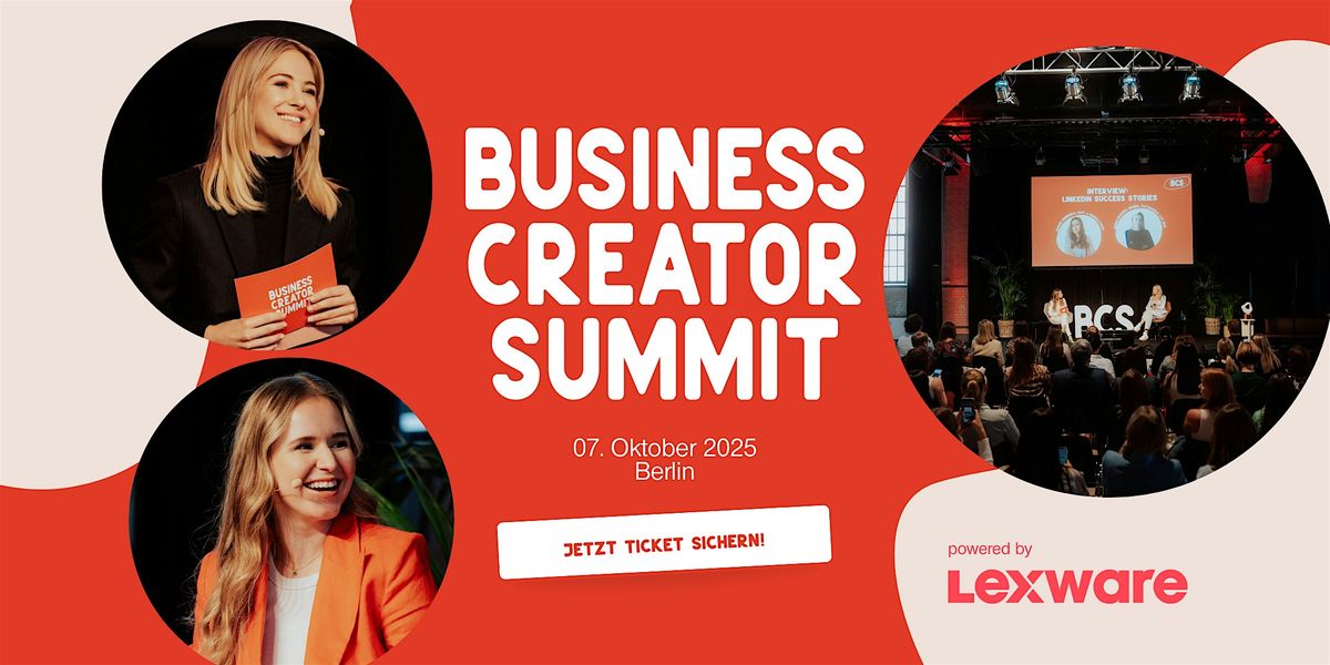 Business Creator Summit 2025 by Diana zur L\u00f6wen & Sarah Emmerich
