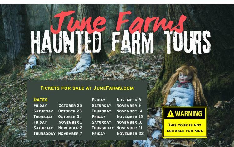 Haunted Farm Tours of June Farms \ud83e\udddf\u200d\u2642\ufe0f