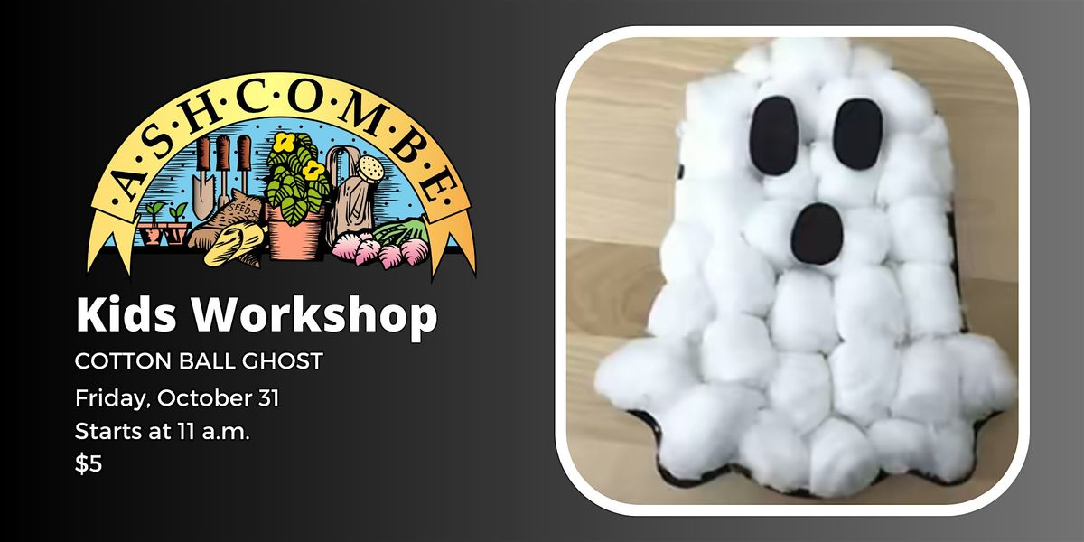 Cotton Ball Ghost