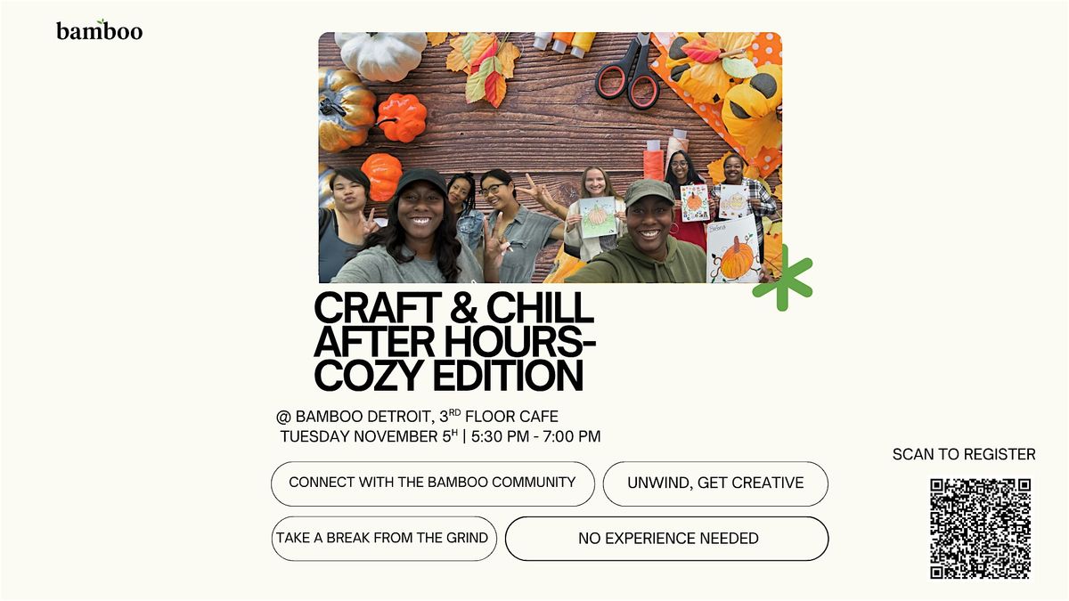 Craft & chill After Hours- Cozy Gratitude Edition