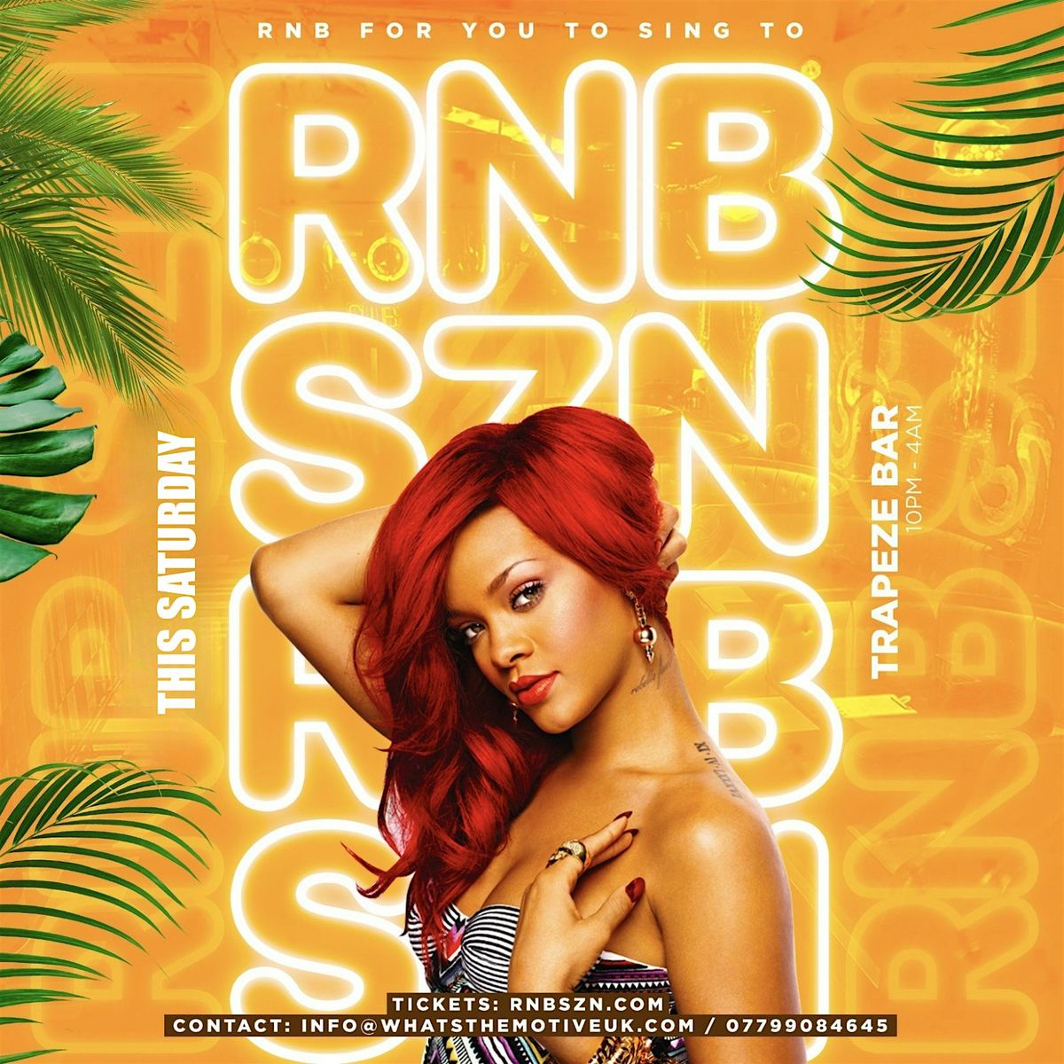 RNB SZN - London's Biggest RnB Party (FREE BEFORE 12AM)