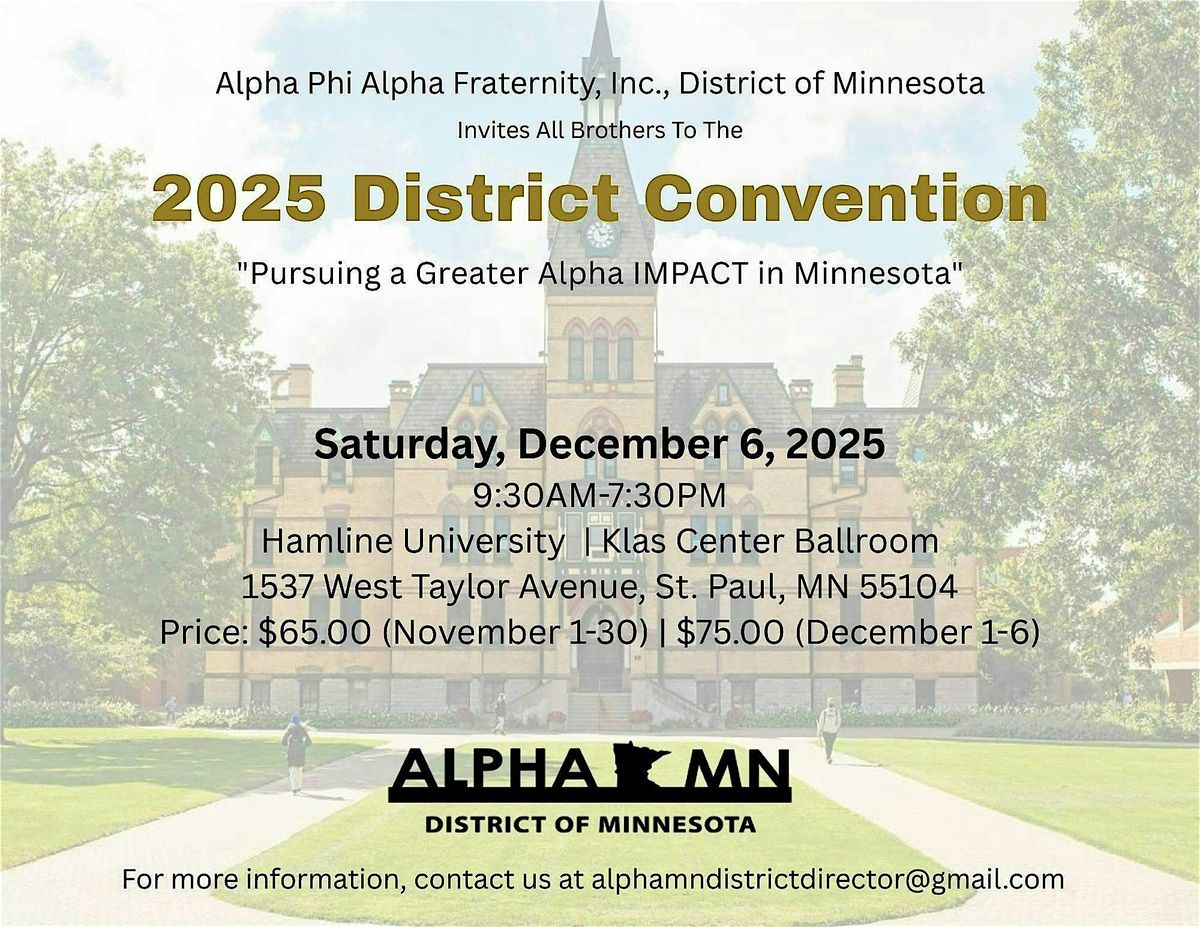 Alpha Minnesota District Convention