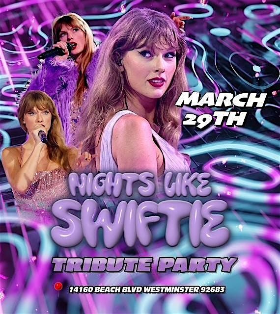 Taylor Swift Dance Party Saturday march 29th