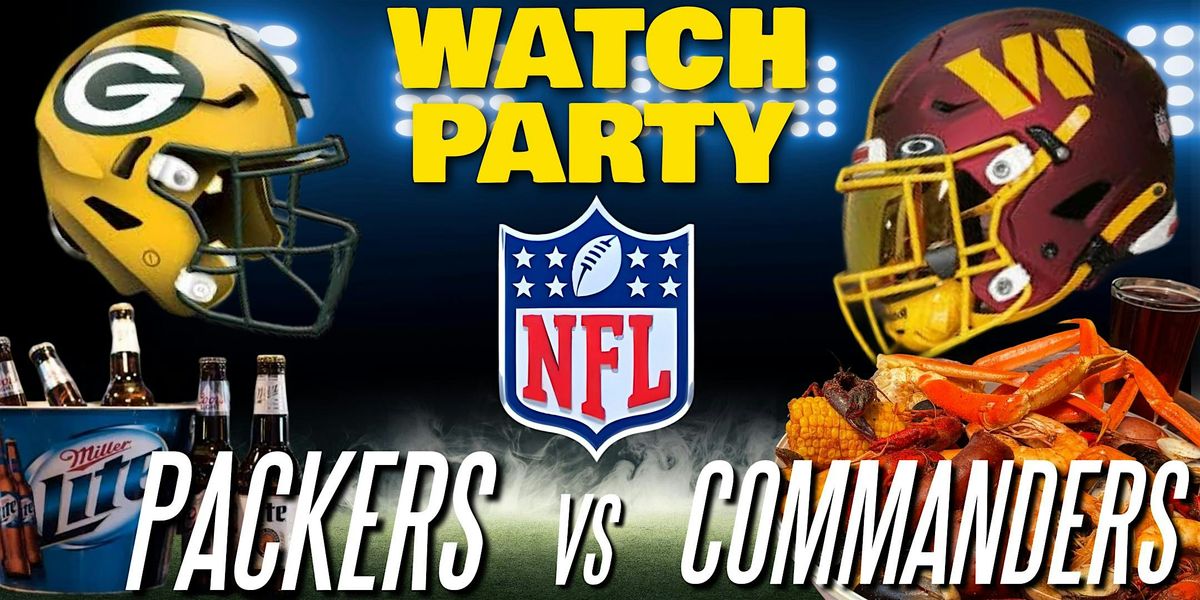 Packers VS Commanders Watch Party at The Revel!