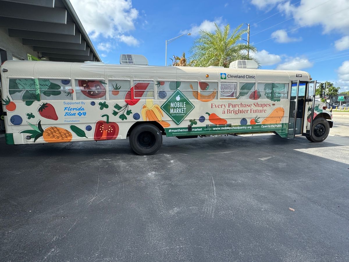 Mobile Market - Peter Bluesten Park in front of the YMCA