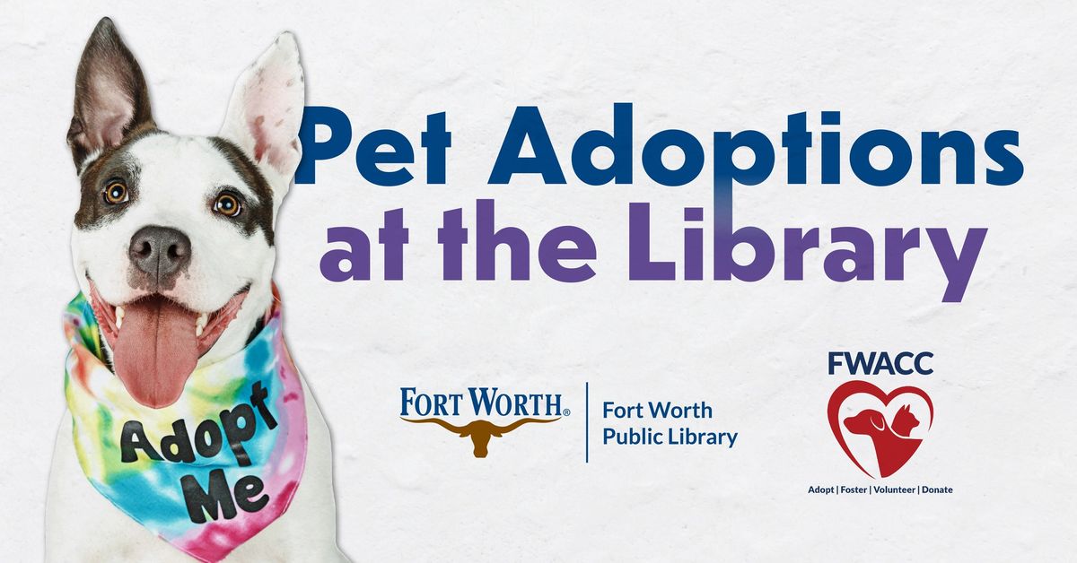 Pet Adoptions at the Library @ Meadowbrook Library