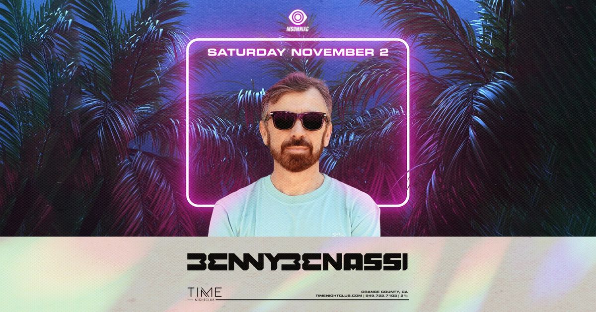 Benny Benassi at Time Nightclub