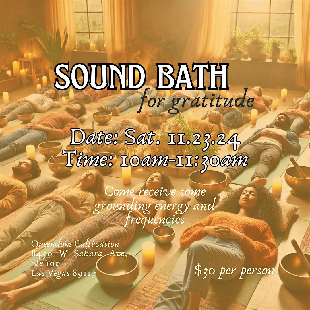 Sound Bath for Gratitude