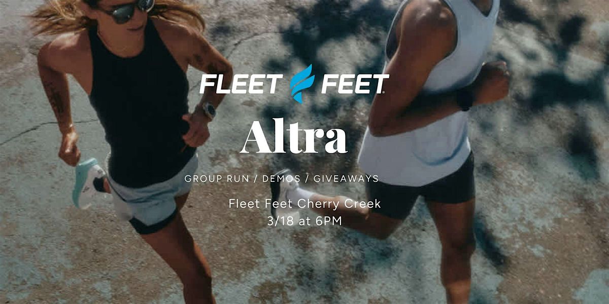 Fleet Feet Tuesday Run Club x Altra