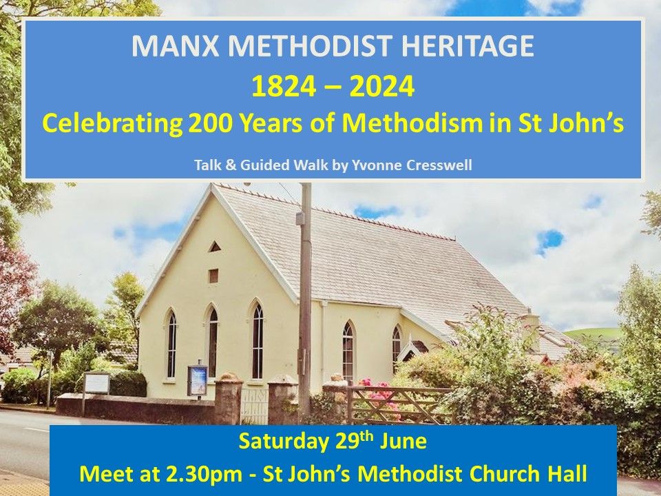 200 Years of Methodism in St John's: Talk and guided walk with Yvonne Cresswell