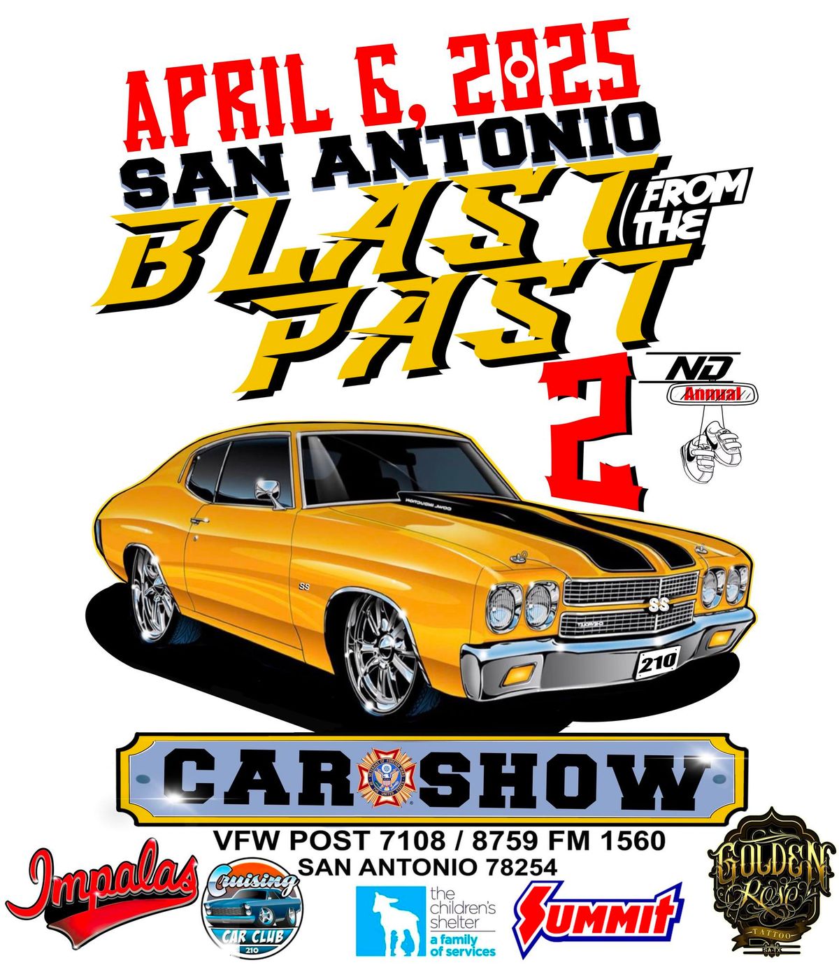 2nd annual Car Show - San Antonio Blast From The Pass